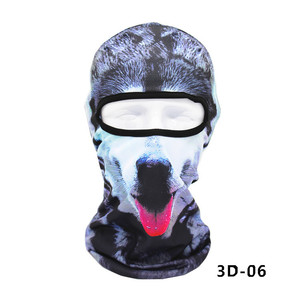 GECKO <span class=keywords><strong>MASTER</strong></span> Balaclava amusante à imprimé numérique 100% coton pour le cyclisme, le ski, le snowboard, les festivals de musique, Halloween - Product Image 4