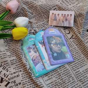 Kpop Card Photocard <b>Holders</b> Manufacturer Suppliers Custom Rectangle PVC Opp Customized Credit Card Korea Fashion Fashion Photos - Product Image 2