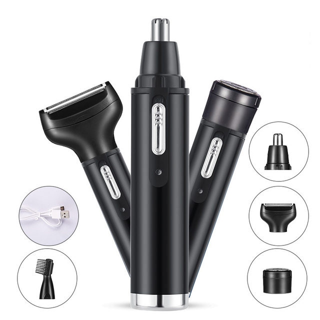 22 Custom Logo Private Label Painless Safe Eyebrow Facial Hair Removal Ear and Nose Hair Trimmer for Men