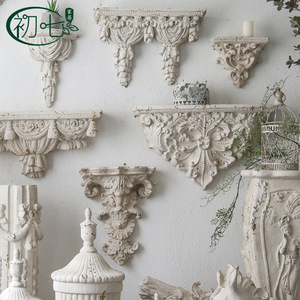 Decoración de Pared Estilo Retro Francés, Adorno Oxidado Blanco para Sala de Estar, Dormitorio, Hogar, Accesorio para Boda A189 - Product Image 2