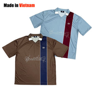 Camiseta de Fútbol Personalizada con Bordado y Patchwork, Sublimada, Transpirable, de Poliéster Tejido - Product Image 1