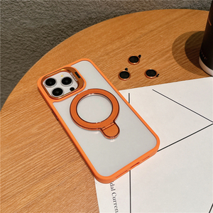 Custodia Protettiva per <span class=keywords><strong>Fotocamera</strong></span> <span class=keywords><strong>con</strong></span> Supporto in Metallo per <span class=keywords><strong>iPhone</strong></span> 16 15 14 <span class=keywords><strong>13</strong></span> 12 11 <span class=keywords><strong>Pro</strong></span> Max, <span class=keywords><strong>Cover</strong></span> Trasparente Antiurto in Acrilico - Product Image 5