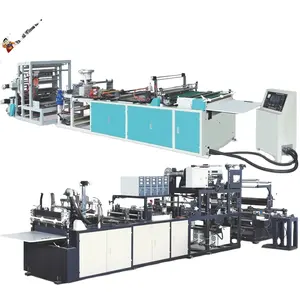 Fully Automatic Ultrasonic Non Woven Fabric T-shirt Handle Carry D cut Box Vest Bag Making Machine Price