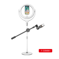 Lampe Flash Beauté pour Téléphone Appareil Photo Photographie Anneau Lumineux LED 12 Pouces avec Trépied 40cm