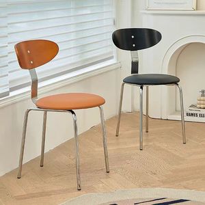 <span class=keywords><strong>Chaises</strong></span> <span class=keywords><strong>de</strong></span> salle à manger <span class=keywords><strong>vintage</strong></span> nordiques, cadre en métal, meubles <span class=keywords><strong>de</strong></span> salle à manger pour la maison, la villa, le restaurant, ensemble <span class=keywords><strong>de</strong></span> table avec <span class=keywords><strong>8</strong></span> <span class=keywords><strong>chaises</strong></span> - Product Image 1