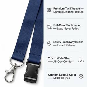 <span class=keywords><strong>Cordon</strong></span> de cou tissé diagonale BSBH de haute qualité, personnalisé, pour porte-<span class=keywords><strong>badge</strong></span> et porte-carte - Product Image 2
