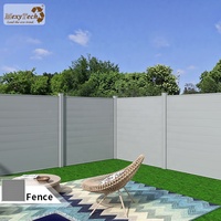 Panneau WPC pas cher avec clôture de ferme en bois, nouveau design, bon marché, 6x6