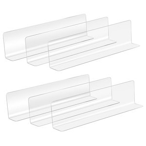 Siêu Thị Cửa Hàng Bán Lẻ Từ Rõ Ràng Acrylic Nhựa L Hình Dạng Kệ Chia Cho Kim Loại Kệ - Product Image 2