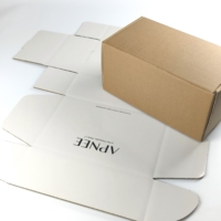 Boîtes en carton recyclables avec logo de marque personnalisé, impression couleur, boîtes d'emballage en carton ondulé épaissi, échantillons gratuits.