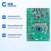 Carte mère industrielle embarquée Wildcat Lake DDR5 6 ports COM double LAN 2.5G pour l'automatisation et les systèmes de point de vente