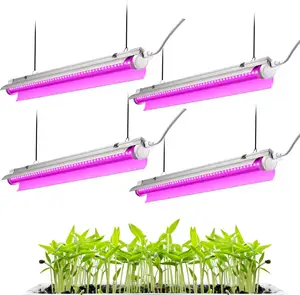 T8 LED Grow Light Strips für Samens tart Wasserdichtes Klon rohr Voll spektrum Sonnenlicht Ersatz durch Reflektor