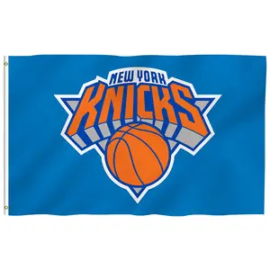 Grosir NBA New York Knicks Bendera dan Spanduk 3x5ft Dapat Disesuaikan