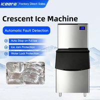 Machine à glace commerciale hautement automatisée pour glace en croissant, composants centraux séparés