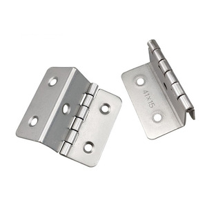 Charnière pliante triple Yuyao 41x15x1.0mm, plaquée, pour porte d'armoire, quincaillerie de meuble, pièces de fixation - Product Image 2
