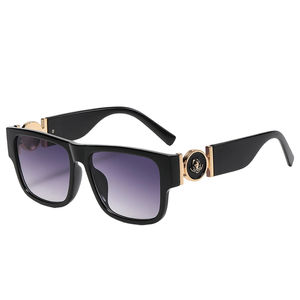 2026年新作スタイリッシュヘッドサングラス 欧米トレンド ラージフレーム UV400 フルフレーム クロスボーダー レトロサングラス メンズ - Product Image 6