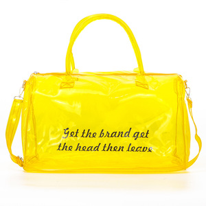 Custom Color Clear Overnight <b>Bag</b> Pvc Duffle Handbag with Letter Oem Fashion Unisex Spend the Night Duffel <b>Bag</b> Over Night <b>Bags</b> - Product Image 2
