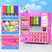 Distributeur automatique sans personnel trois-en-un pour chocolats, bonbons, cadeaux, œufs surprise, écran tactile, capacité 14 kg