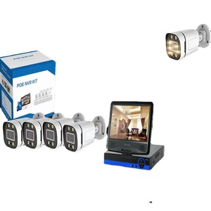 Kit de Vigilancia POE Hongjin HJSCCD 5MP, Visión Nocturna a Todo Color, Impermeable, Detección de Movimiento, Sistema de Monitoreo Centralizado - Product Image 3