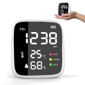 Détecteur de CO2 compact HEDAO Mini USB rechargeable DM1308B, moniteur de température et d'humidité, surveillance du CO2 en temps réel en intérieur - Product Image 2
