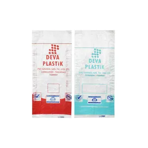 Пластиковый тканый упаковочный пакет из нового материала для цветной печати pp bag экспортируется в США 50 кг
