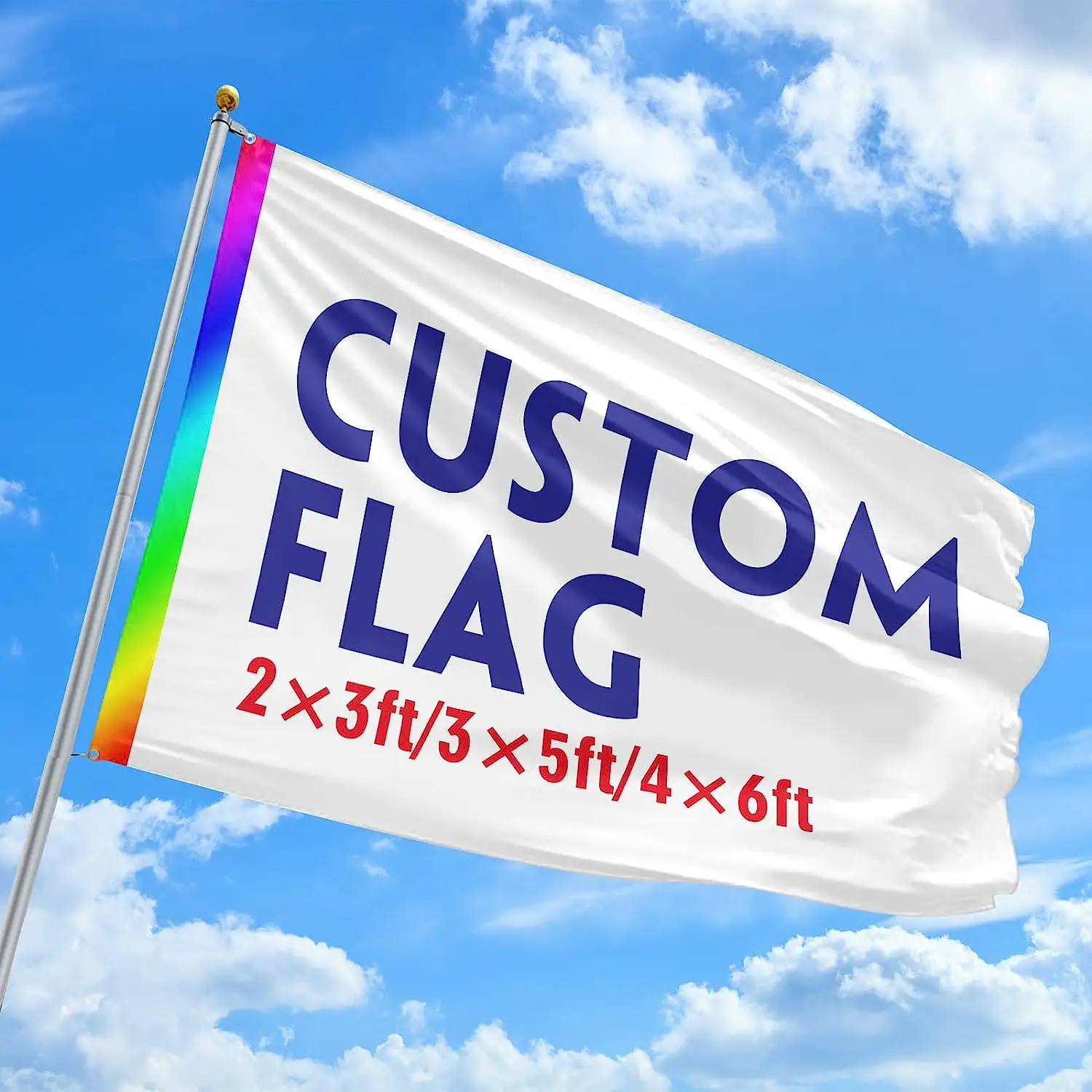 ธงสำหรับงานกิจกรรมใดๆธงประเทศทุกประเทศแบบสั่งทำพร้อมโลโก้ออกแบบได้ตามต้องการ