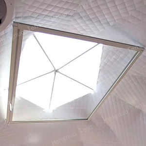 Tubo di acciaio <span class=keywords><strong>per</strong></span> il tempo libero all'aperto Eco Resort Hotel Domo cupola geodetica <span class=keywords><strong>tenda</strong></span> di lusso Glamping <span class=keywords><strong>per</strong></span> campeggio - Product Image 5