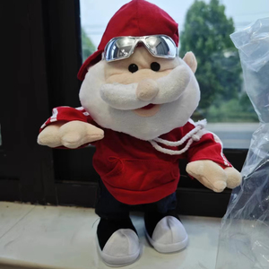 2024 natale Super morbido peluche Santa Claus bambola regalo per bambini che canta e balla giocattolo per papà natale - Product Image 5