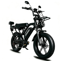 Vélo électrique de ville X80PRO à prix abordable, 20 pouces, 250W, 48V 15AH, 7 vitesses, vélo électrique de ville à pneus larges
