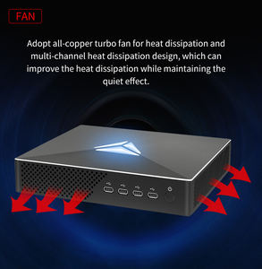 Mini PC Gamer Core I9 10900F I7 10700F RTX3050 6G/GTX1650 4G Ordinateur de bureau 64G <span class=keywords><strong>DDR4</strong></span> 1TB NVME Ordinateur de bureau de jeu 3x4K HTPC Wifi6 - Product Image 3