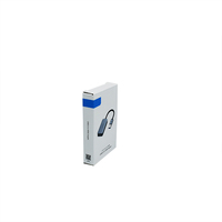 Carpeta de Papel Corrugado Reciclable al por Mayor con Grabado en Relieve e Impresión a Todo Color para Embalaje de Accesorios Electrónicos y Adaptadores USB
