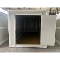 Conteneur pliable prêt à être expédié, maison préfabriquée mobile, mini-maisons fabriquées en acier pour application en bâtiment de bureaux