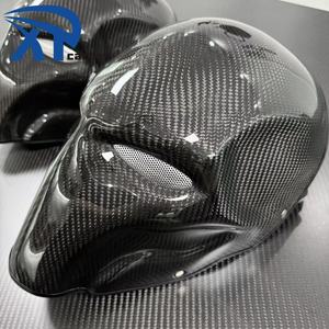 ハロウィンデコレーションhelloweenフェイスマスクカーボンファイバーハロウィンマスクパーティーマスク - Product Image 6