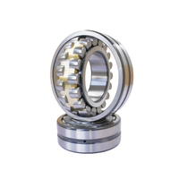 Roulement à rouleaux sphériques à double rangée auto-alignant 22208CA W33 P6, diamètre intérieur 40 mm, diamètre extérieur 215 mm, en acier chromé HRC60-65 pour machines