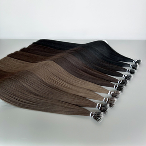 100 per cento europeo Nano anello all'ingrosso extension capelli Remy Nano punta capelli naturali umani - Product Image 4