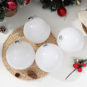 Décorations de Noël, boules de Noël en plastique de grande taille, boules argentées/dorées/rouges, décorations pour arbre de Noël - Product Image 6