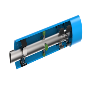 Tubería de HDPE de Doble Pared JUNEWOO ENE, 2 mm de Espesor, Blanca, Conductividad Térmica de 0.45 W/(mK), Expansión Lineal de 0.15 mm/(mK), Longitud de 10 Pulgadas - Product Image 1