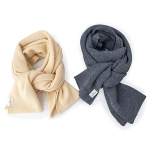 Écharpe <span class=keywords><strong>pour</strong></span> hommes longue épaisse grand doux luxe tricot Designer Women1 mignon 50% <span class=keywords><strong>laine</strong></span> 50% acrylique personnalisé hiver cachemire écharpe - Product Image 3