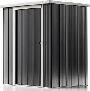 <span class=keywords><strong>Abri</strong></span> de stockage d'outils de <span class=keywords><strong>jardin</strong></span> extérieur en métal de <span class=keywords><strong>4x3</strong></span> pieds, avec portes verrouillables, structure de cadre mise à jour pour pelouse de patio de <span class=keywords><strong>jardin</strong></span> d'arrière-cour, noir - Product Image 1