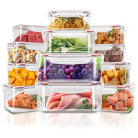 Boîte de rangement pliable en plastique pour aliments, boîte à lunch pliable pratique avec contenants d'emballage