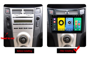 เครื่องเล่นวิดีโอดีวีดีในรถยนต์,เครื่องเล่นดีวีดีในรถยนต์ Android10กรัมสำหรับ <span class=keywords><strong>Toyota</strong></span> <span class=keywords><strong>Yaris</strong></span> 2005-2012 6G 128G GPS DSP Carplay Auto - Product Image 5
