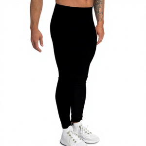 Leggings pour hommes en gros, bon marché, de bonne qualité, pour l'entraînement, nouveaux, personnalisés, décontractés, pour la gym, le sport, extensibles, à séchage rapide - Product Image 1