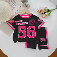 Nouvel ensemble sportif pour femme style américain été 2026, No. T-shirt à manches courtes + short Ensemble de vêtements de sport décontractés en deux pièces Vente en gros