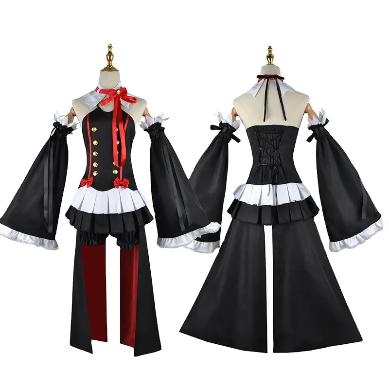 Seraph Van De End Owari Geen Seraph Krul Tepes Cosplay Kostuum Uniform Pruik Cosplay Anime Witch Vampire Halloween Kostuum Voor wome