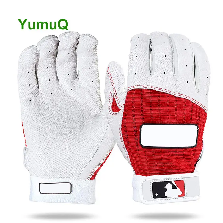 YumuQ, Высококачественная разноцветная бейсбольная перчатка, бейсбольная перчатка из материала премиум-класса для взрослых, молодых детей