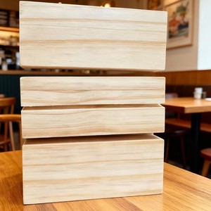 Wooden Business <b>Card</b> <b>Holder</b> 10x4x1.5 Cm Minimalist Style For Wedding Restaurant Bar Birthday Party Tabletop Seating - Product Image 4