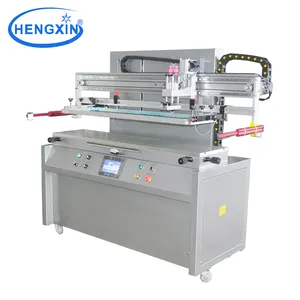 S80120 electric flat vacuum flat screen printer for paper sheet pvc &pet film fabric non woven bag pcb board fabric uniform