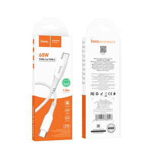 HOCO X70 <span class=keywords><strong>Ferry</strong></span> cavo dati di ricarica da 60W cavo di ricarica rapida da tipo C a tipo C per telefono cellulare Android - Product Image 6