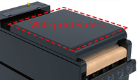 INKGIANT A1 Printer Inkjet kepala ganda Epson I3200 dengan pigmen CMYK DTF dan pengocok bubuk kondisi baru 1 tahun