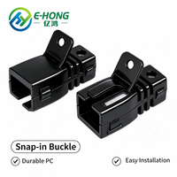 CAT7 SR RJ45 Boot Flip-Top Buckle Strain Relief Anti-Bending Protection Perakitan Cepat Bahan PC untuk CAT6A/CAT7/CAT8 Terlindungi