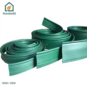 ขอบสนามหญ้าพีวีซีสีเขียวทนทานต่อสภาพอากาศ Sunsbuild ขนาด 30 มม. แบบม้วน พร้อมลูกปัดด้านบนทรงกลม สำหรับกั้นสนามหญ้าและทางเดินในสวน - Product Image 3